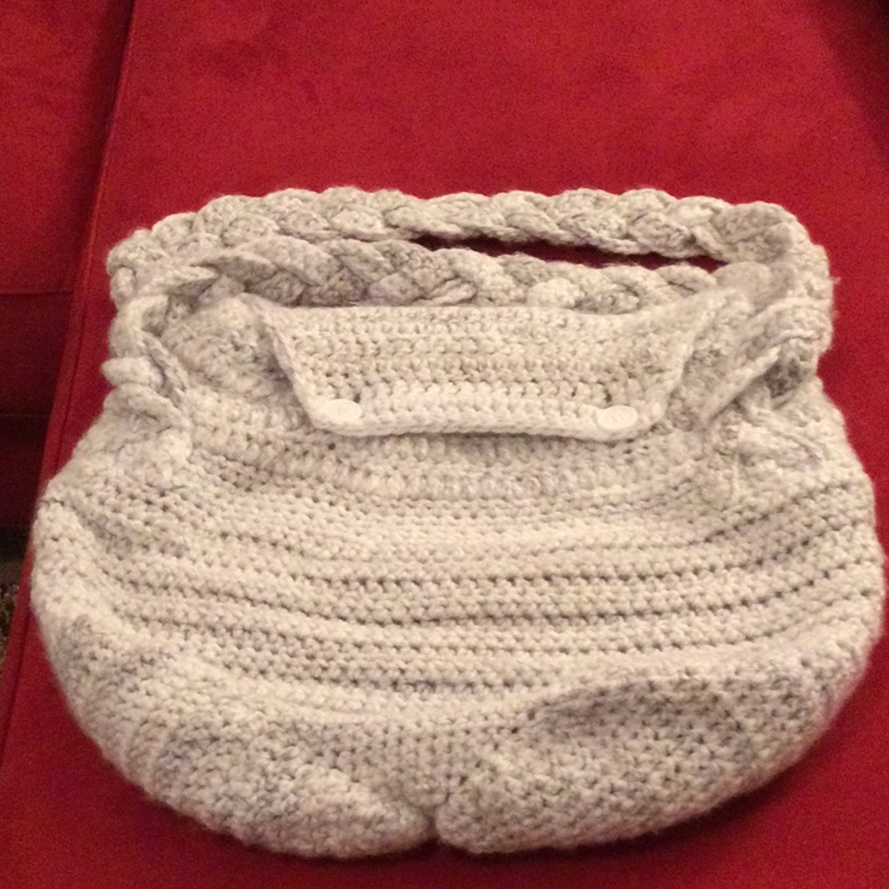 Brand New Hand Crochet XL Hobo Bag
